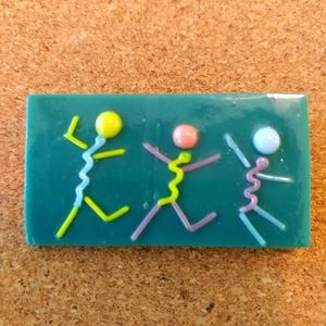 Lampworked OOAK Custom Brooch